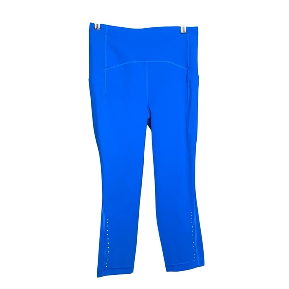 Lululemon Swift Speed HR Crop 21" Luxtreme Size 6 Poolside PLSI 82793 Pockets - Picture 1 of 8